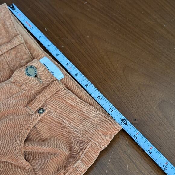Rolla's Original Straight Cord Rust High-rise Pants, size 24 - Picture 8 of 11